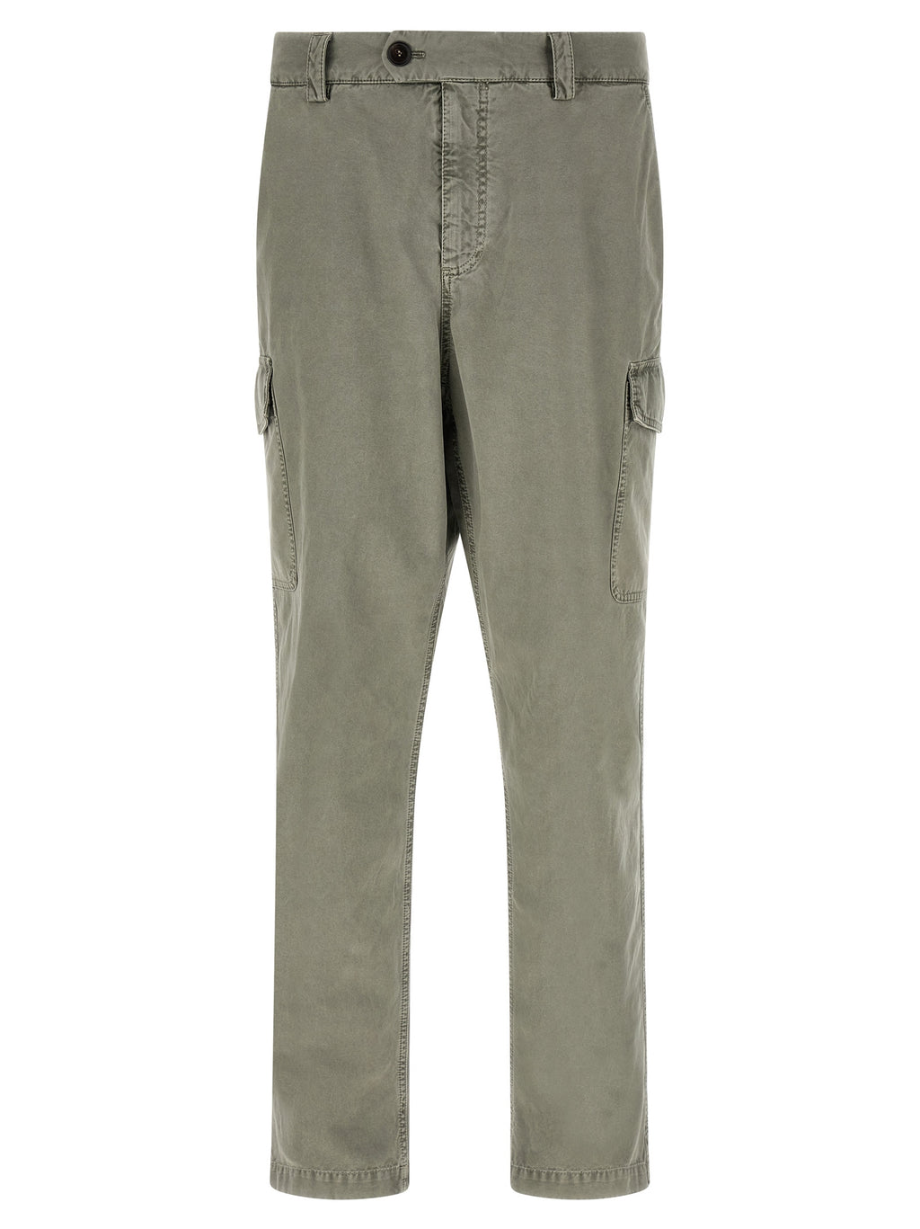 Zweifarbige Baumwoll-Cargohose