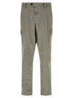 Zweifarbige Baumwoll-Cargohose