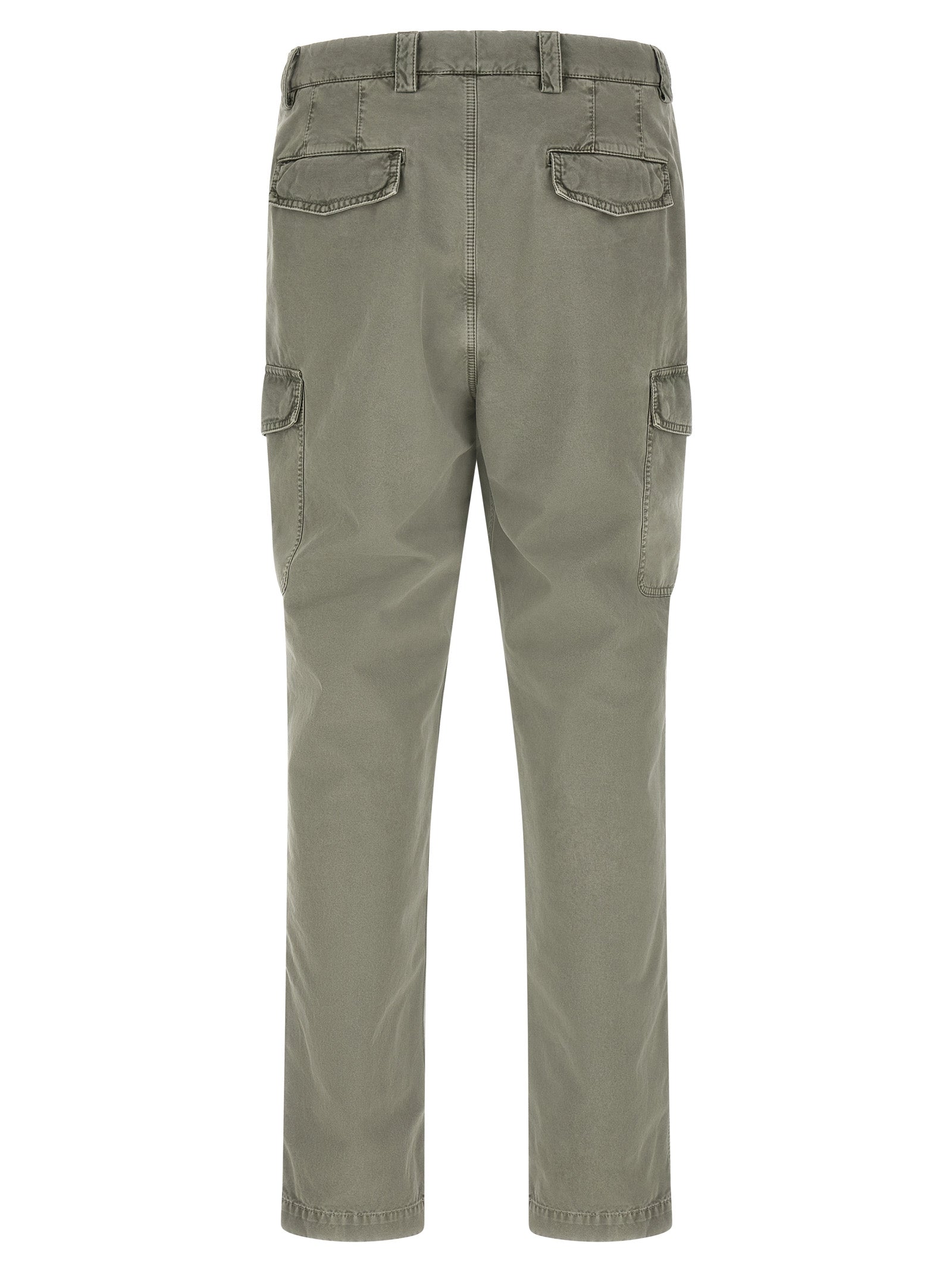Zweifarbige Baumwoll-Cargohose