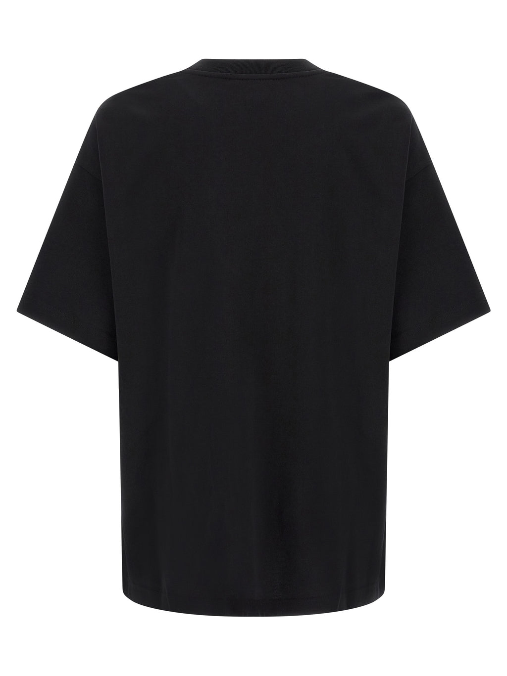 Schwarzes Bio-Baumwoll-T-Shirt