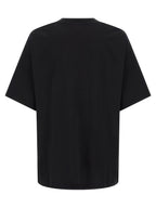 Schwarzes Bio-Baumwoll-T-Shirt
