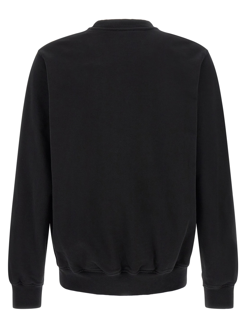 Schwarzer Bio-Baumwoll-Sweater