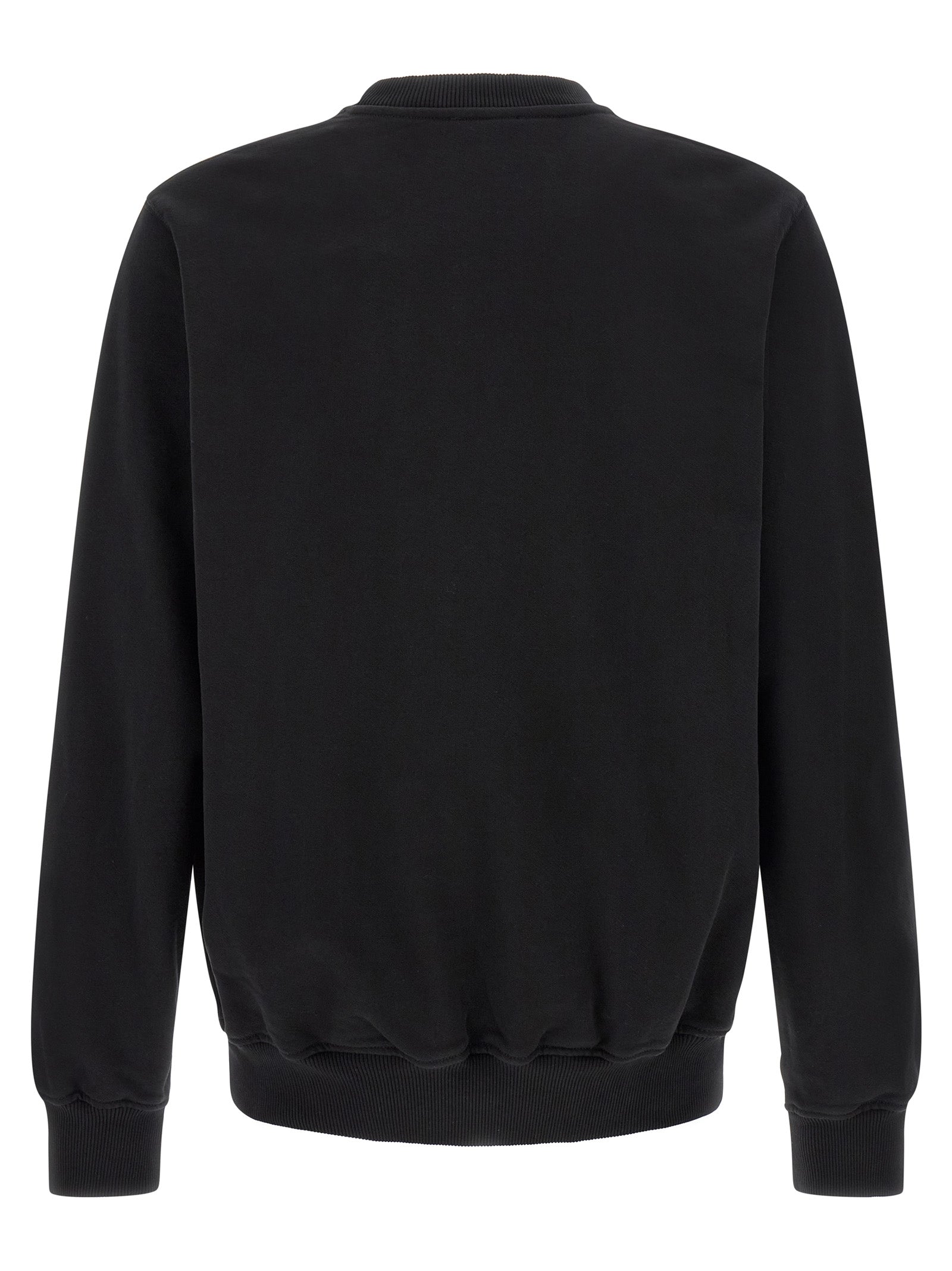 Schwarzer Bio-Baumwoll-Sweater