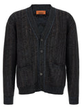 Blauer Cardigan aus Viskose