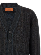 Blauer Cardigan aus Viskose