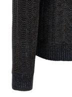 Blauer Cardigan aus Viskose