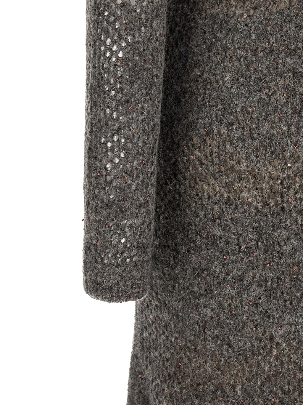 Graues Nylon-Abendkleid