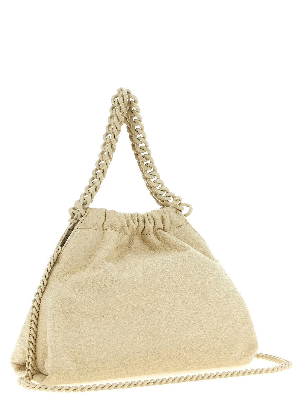 Beige Polyester Shoulder Bag