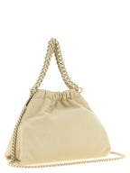 Beige Polyester Shoulder Bag