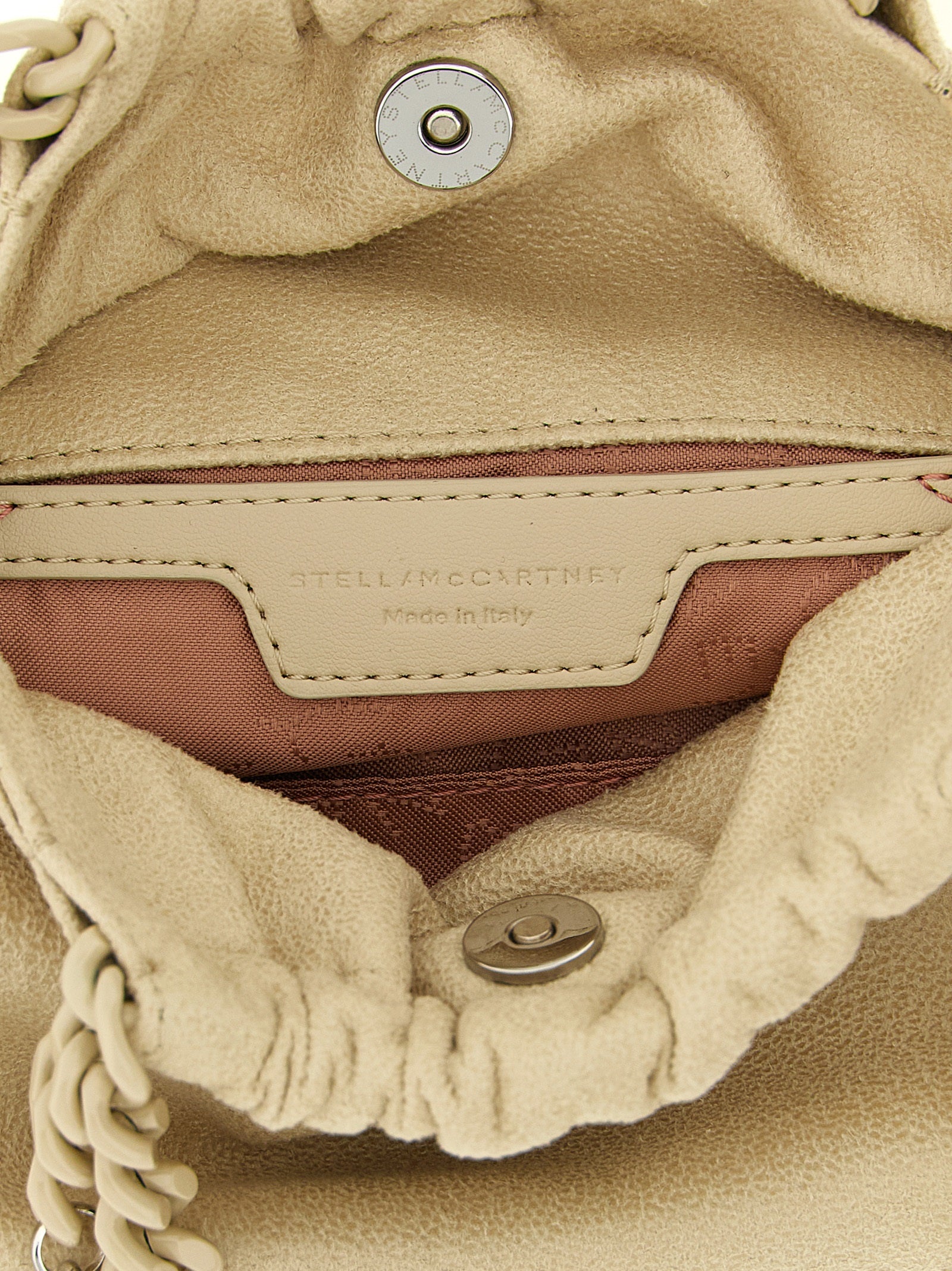 Beige Polyester Shoulder Bag
