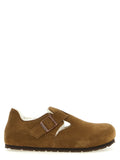 Braune Wildleder-Clogs