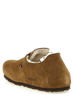 Braune Wildleder-Clogs