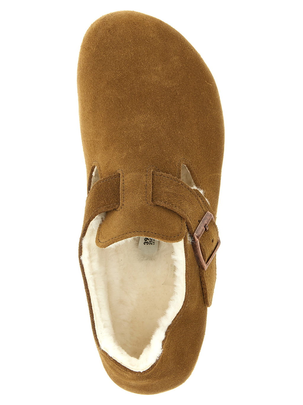 Braune Wildleder-Clogs