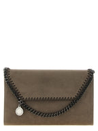 Graue Crossbody-Tasche aus Polyamid