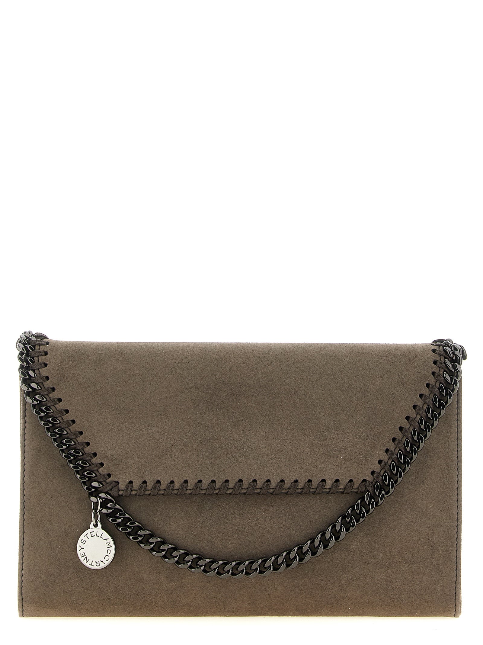 Graue Crossbody-Tasche aus Polyamid