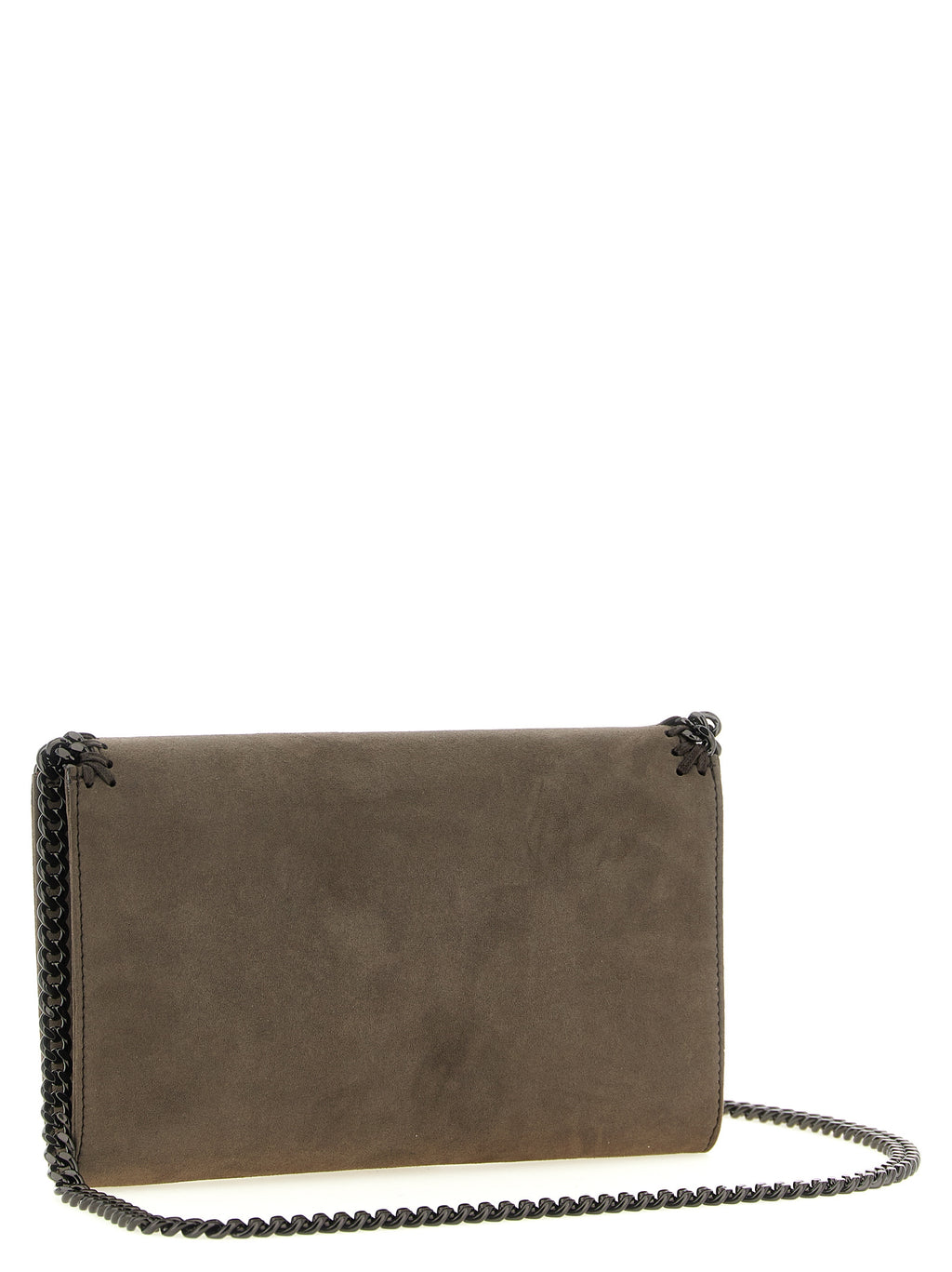 Graue Crossbody-Tasche aus Polyamid