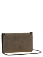 Graue Crossbody-Tasche aus Polyamid
