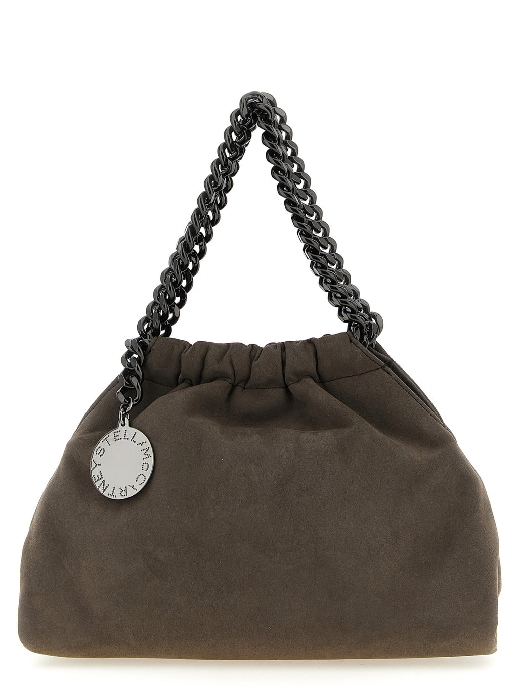 Graue Crossbody-Tasche aus Polyamid
