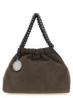 Graue Crossbody-Tasche aus Polyamid