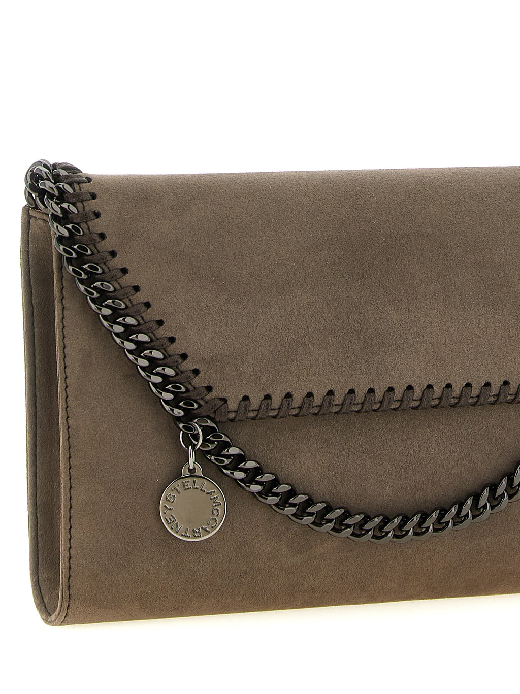 Graue Crossbody-Tasche aus Polyamid