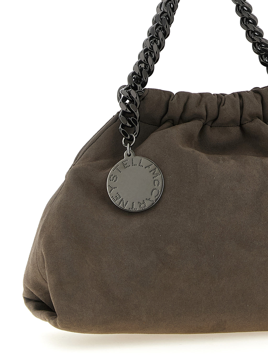 Graue Crossbody-Tasche aus Polyamid