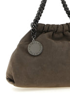 Graue Crossbody-Tasche aus Polyamid