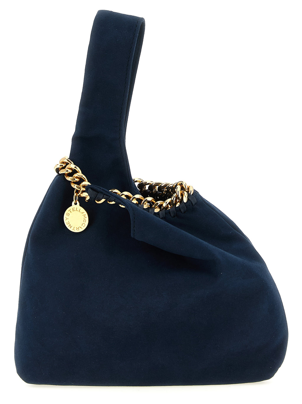 Handtasche aus blauem Polyamid