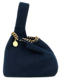 Handtasche aus blauem Polyamid