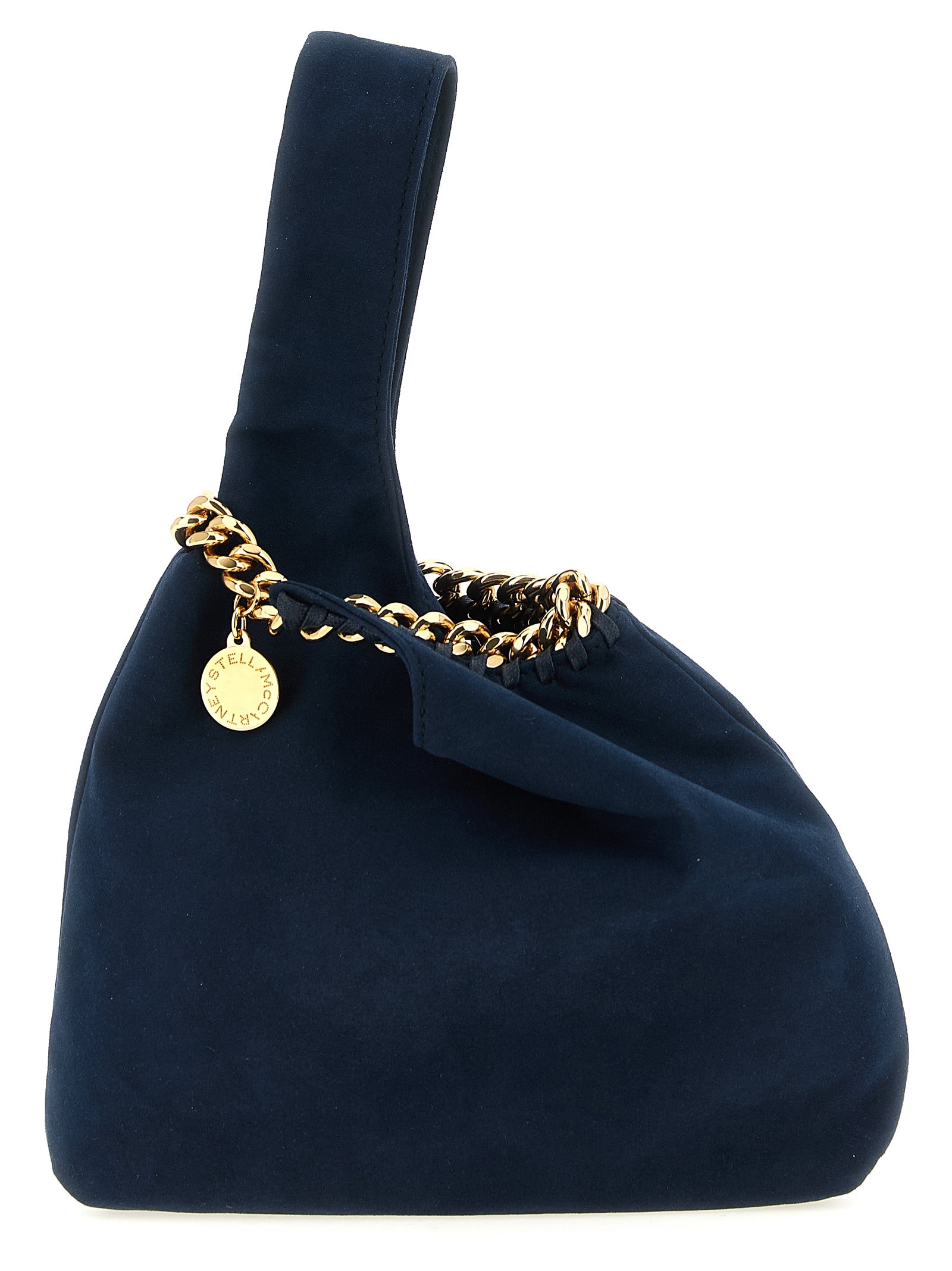 Handtasche aus blauem Polyamid