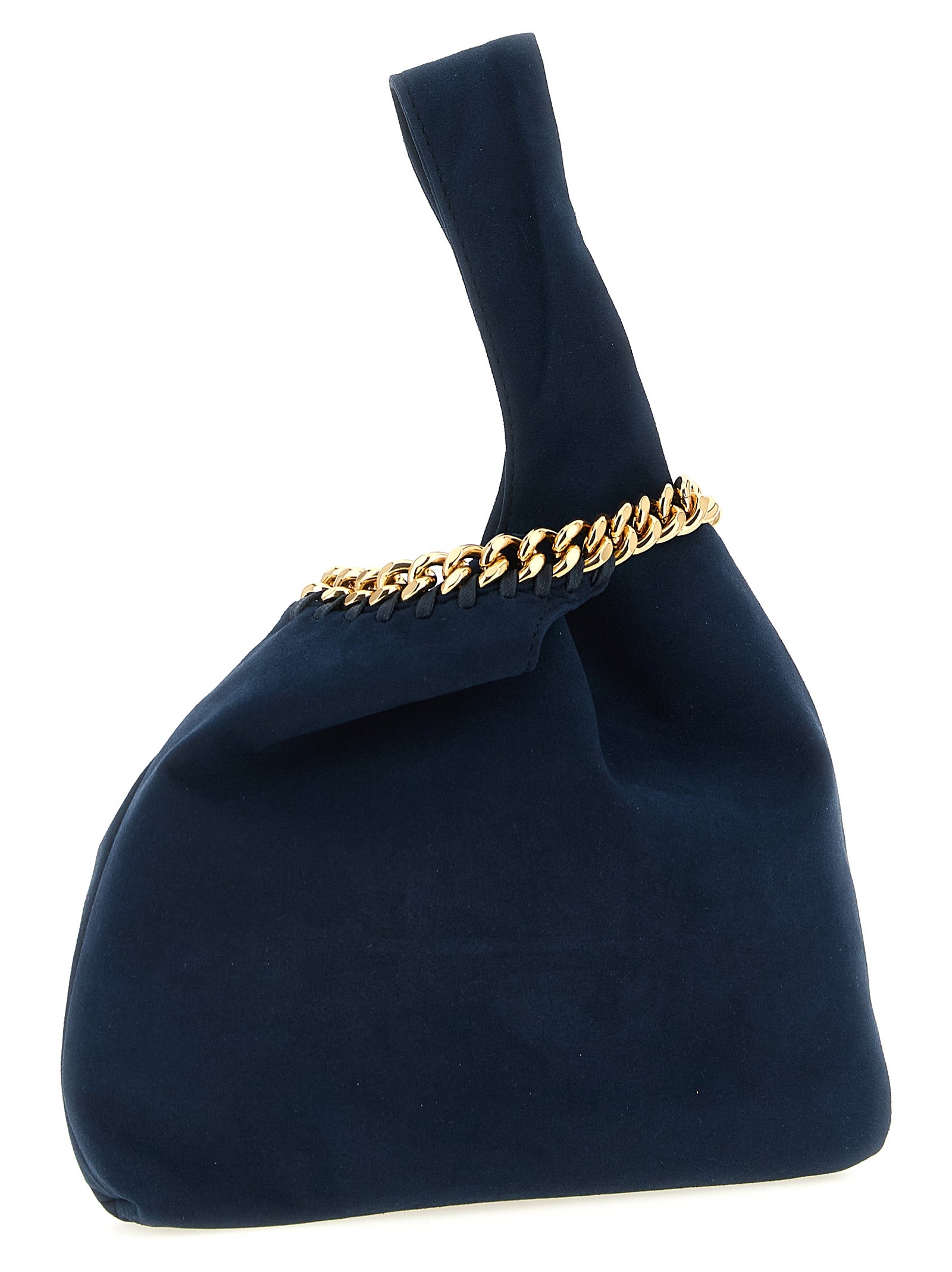 Handtasche aus blauem Polyamid