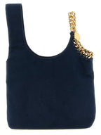 Handtasche aus blauem Polyamid