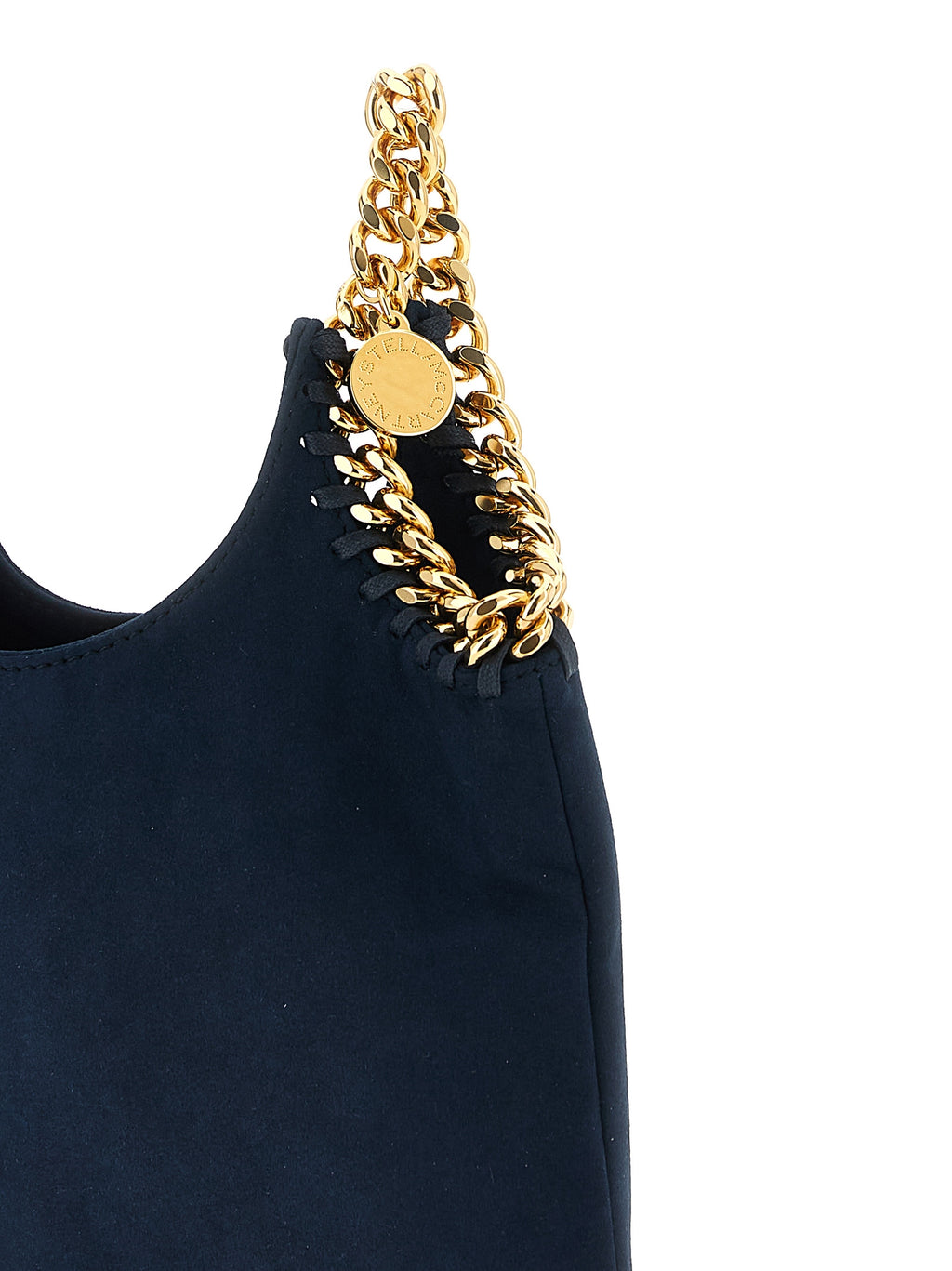 Handtasche aus blauem Polyamid