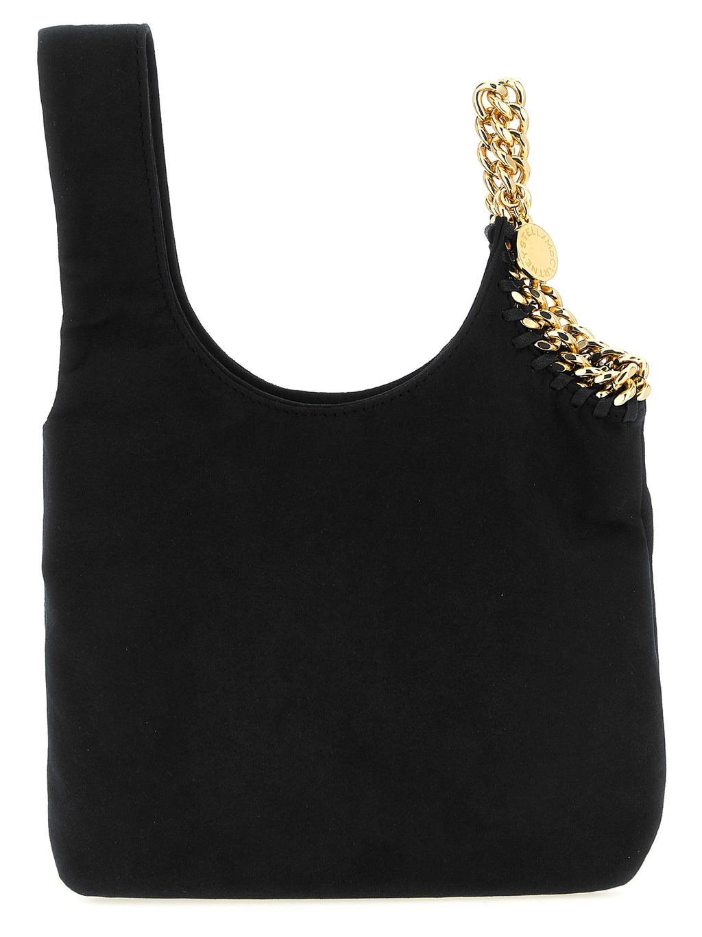 Schwarze Schultertasche aus Polyamid