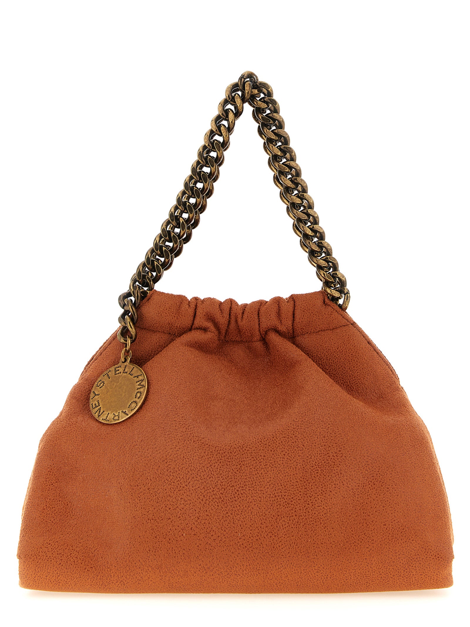 Orange Schultertasche aus Polyester