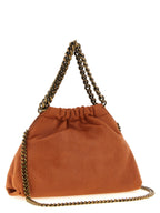 Orange Schultertasche aus Polyester