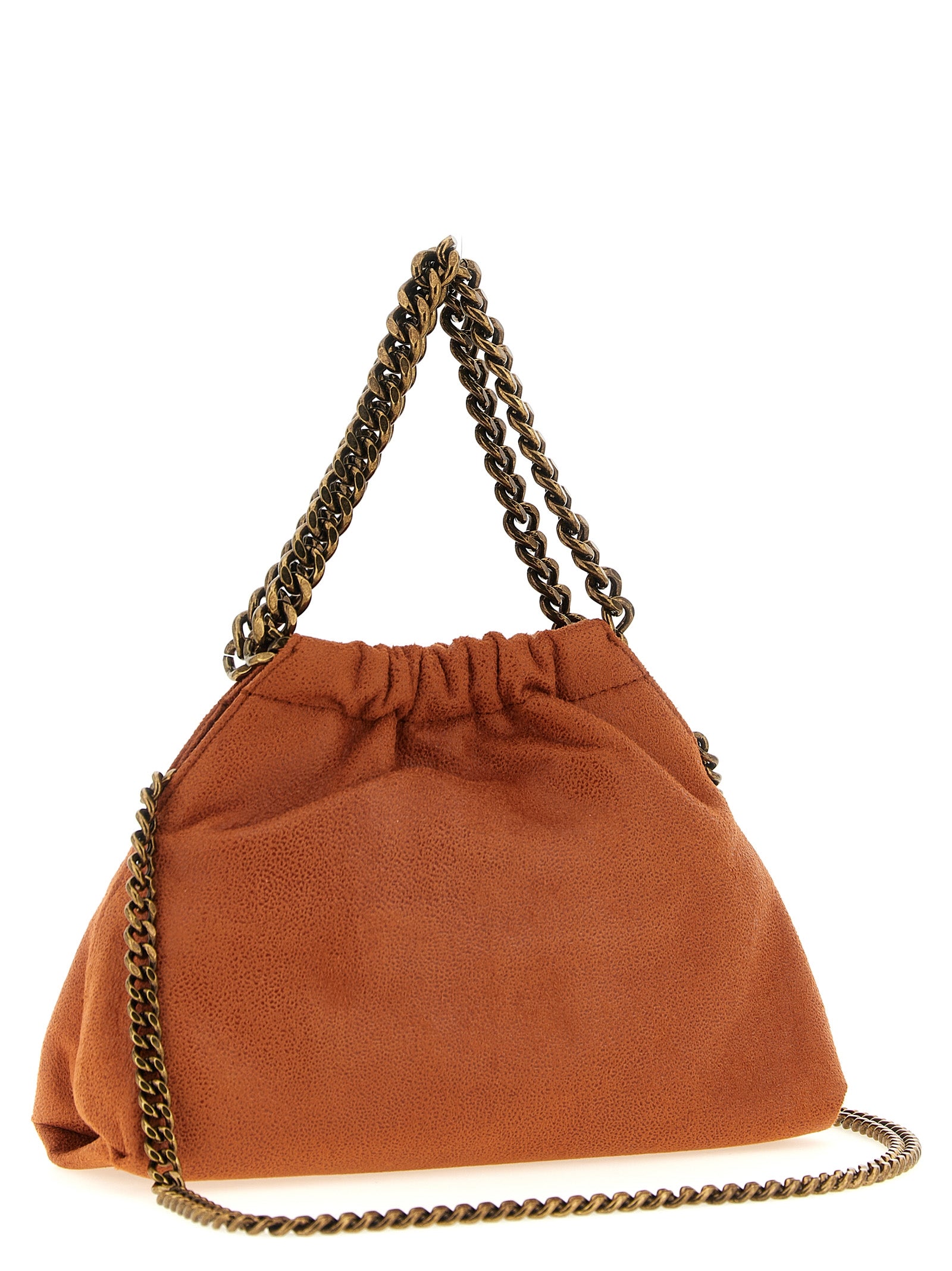 Orange Schultertasche aus Polyester