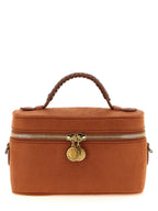 Orangefarbene Crossbody-Tasche aus Polyester