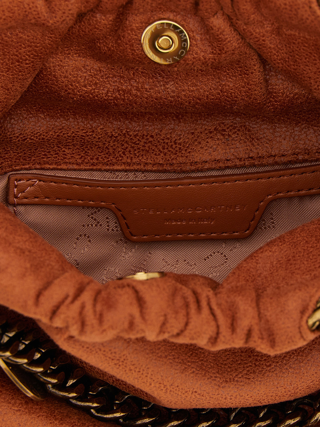 Orange Schultertasche aus Polyester