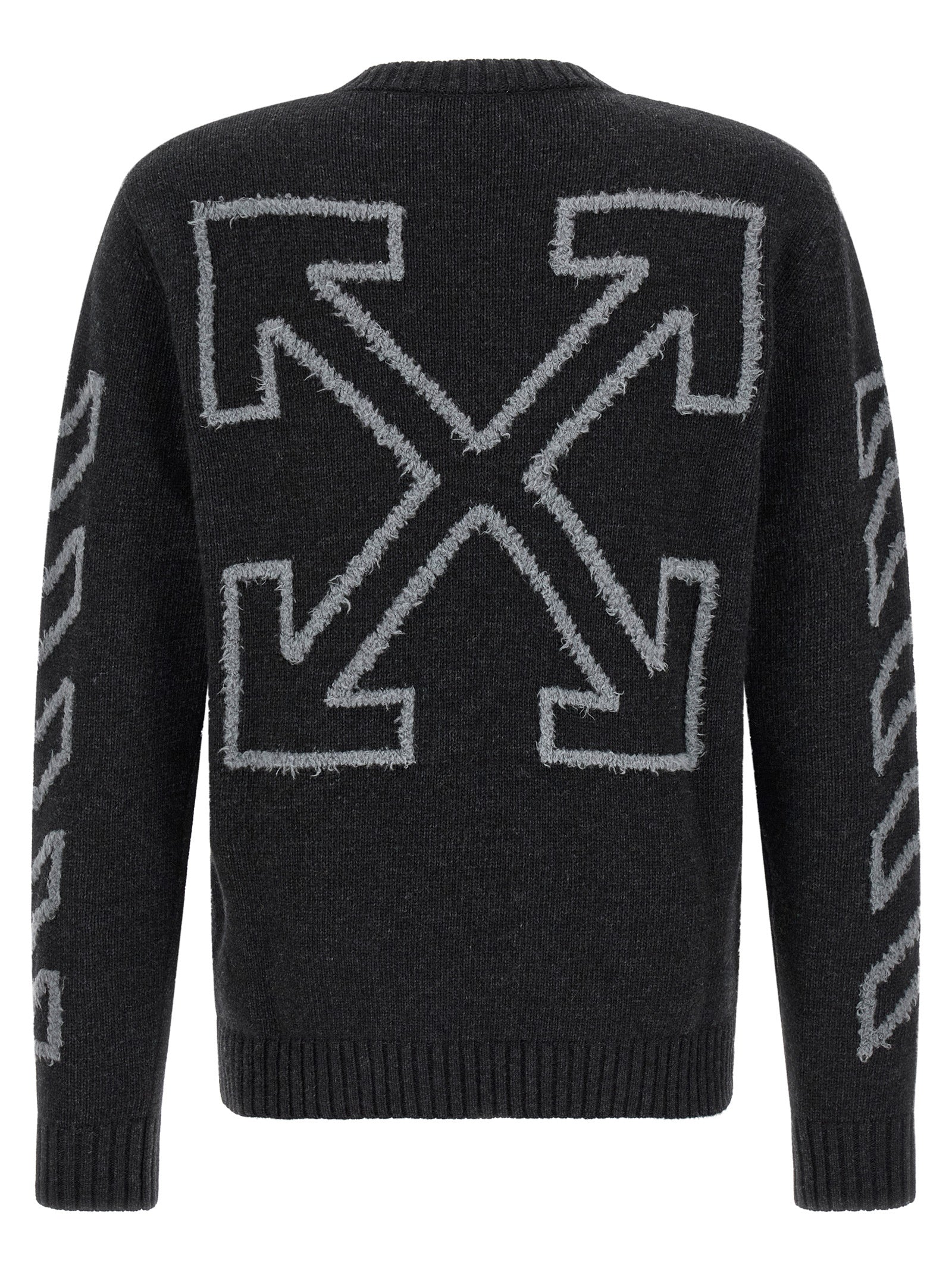 Grauer Wollcardigan
