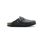 Schwarze Mules aus Synthetik
