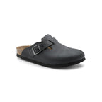 Schwarze Mules aus Synthetik