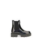 Schwarze Kalbshaut-Stiefeletten im Chelsea-Stil aus Bos Taurus-Leder