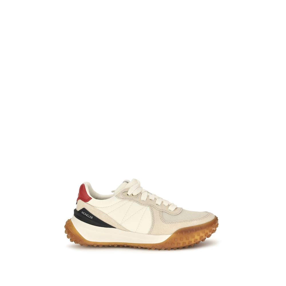Beige Polyamid-Sneakers für sportliche Aktivitäten