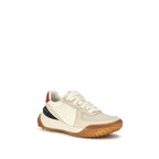 Beige Polyamid-Sneakers für sportliche Aktivitäten