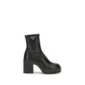 Schwarze Ankle Boots aus Kalbsleder Bos Taurus