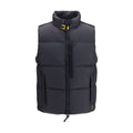 Schwarze ärmellose Jacke aus Polyamid