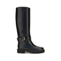 Schwarze Bos Taurus Kalbsleder Chelsea Boots