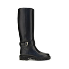 Schwarze Bos Taurus Kalbsleder Chelsea Boots
