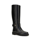 Schwarze Bos Taurus Kalbsleder Chelsea Boots