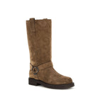Braune Kalbsleder Bos Taurus Stiefeletten